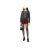 PINKO Solid Color Round Neck Fitted Long Sleeve Sweater Women sweater Gray 102115A18O-I90