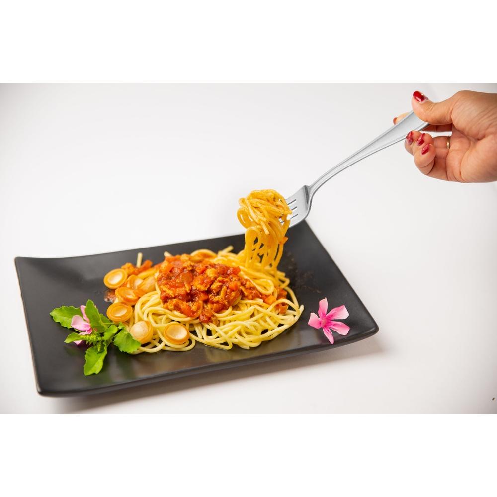 6 Pack Stainless Steel Dinner Forks Set Ergonomic Design Heavy Duty Flatware Dishwasher Safe Hammered Finish Kitchen Utensils