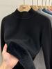 Plus Size Cartoon Knit Pullover Sweater: Cute, Loose Fit, Mid-Length, Perfect for Autumn/Winter.