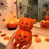 Creative Ghostface Pumpkin Soap Bottle Home Press Soap Dispenser Hand Wash Bottle Bathroom Shower Gel Bottle Decorative Ornament