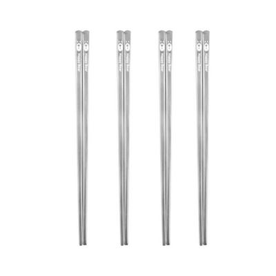Bear Stainless Steel for Children, Chopsticks 4p, Korean Popular Tableware