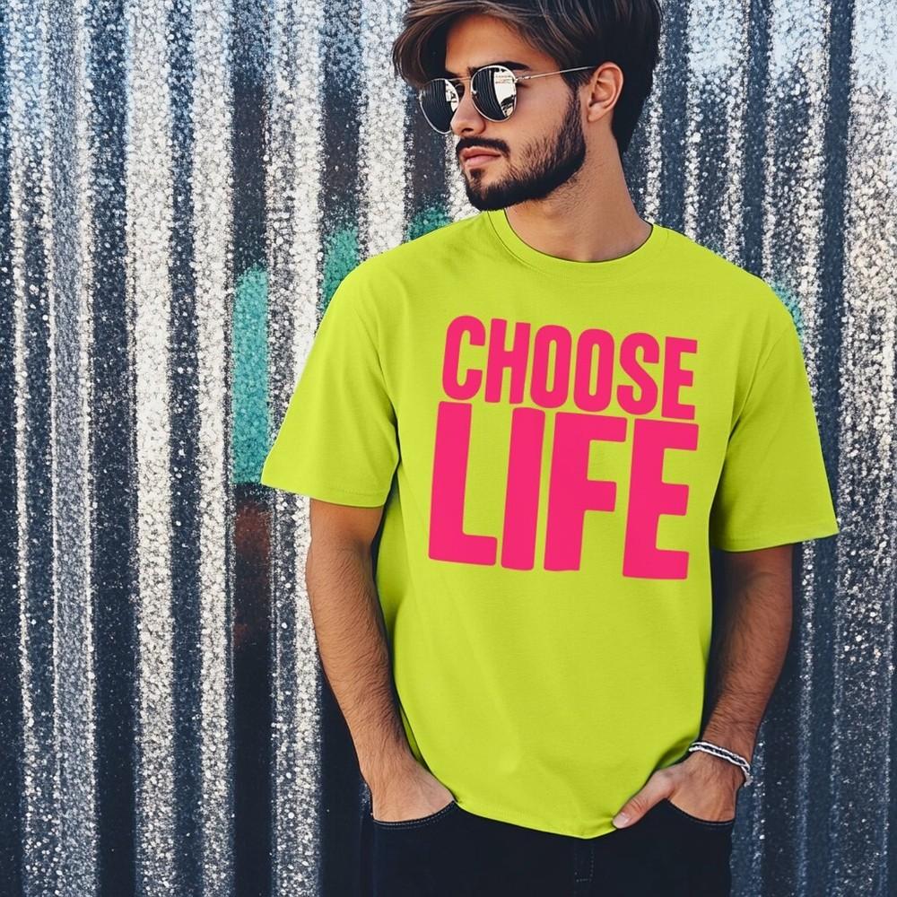 Choose Life T-Shirt Personalised Hen Womens Fancy Dress Party Weekend 80s Wham