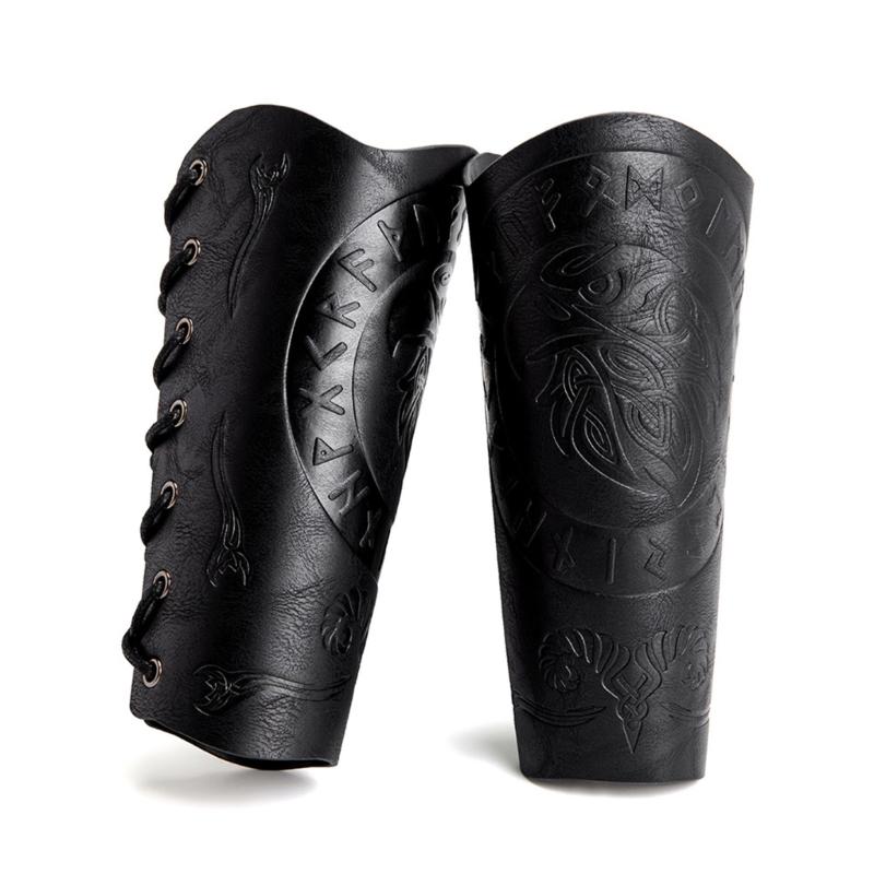 Adjustable Buckles Bracers Cosplay Gauntlets Historical Reenactment Gears for Men and Women