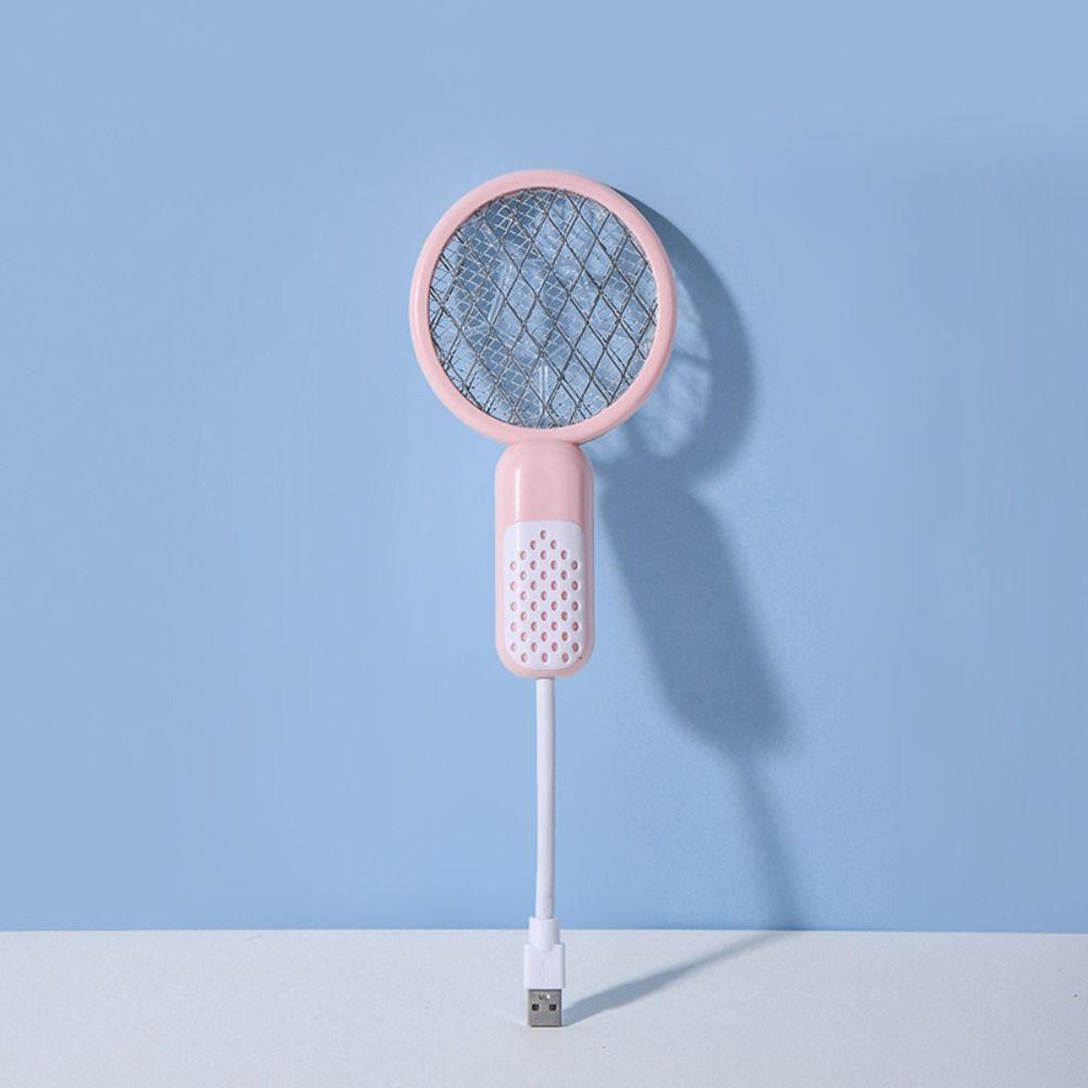 Mini Insect Racket UV Light Fly Bug Zapper Durable Mosquito Killer Lamp  Summer