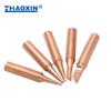 900M Series Non-Magnetic Pure Copper Soldering Iron Tip – Horseshoe & Pointed Shapes for Speaker Welding