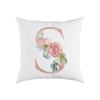 Pillow Sofa Cushion Home Office Cushion Letter Flower Pillow Bedside Backrest Car Pillow Cover