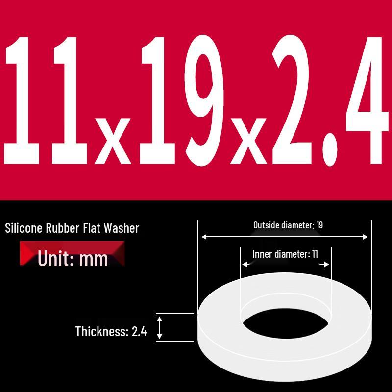 Waterproof Silicone Rubber Flat Washer