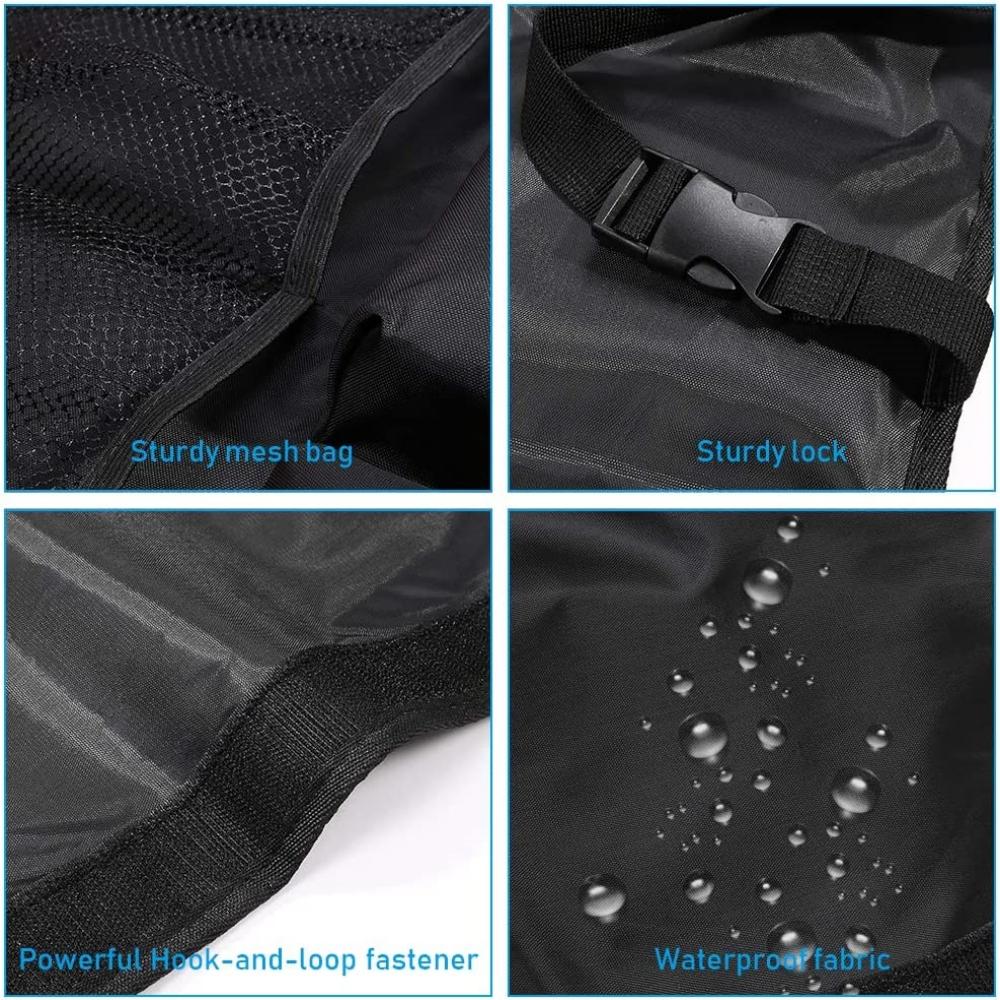 Car Trunk Organizer Adjustable Backseat Storage Bag Net High Capacity Multi-use Oxford Automobile Seat Back Organizers