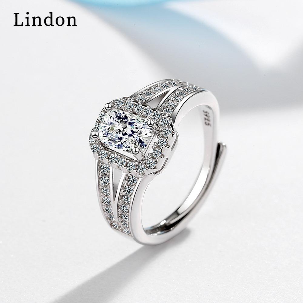 Lindon Kvinner kobberlegering Zircon Ringer Fest Jubileum Fine smykker Ring
