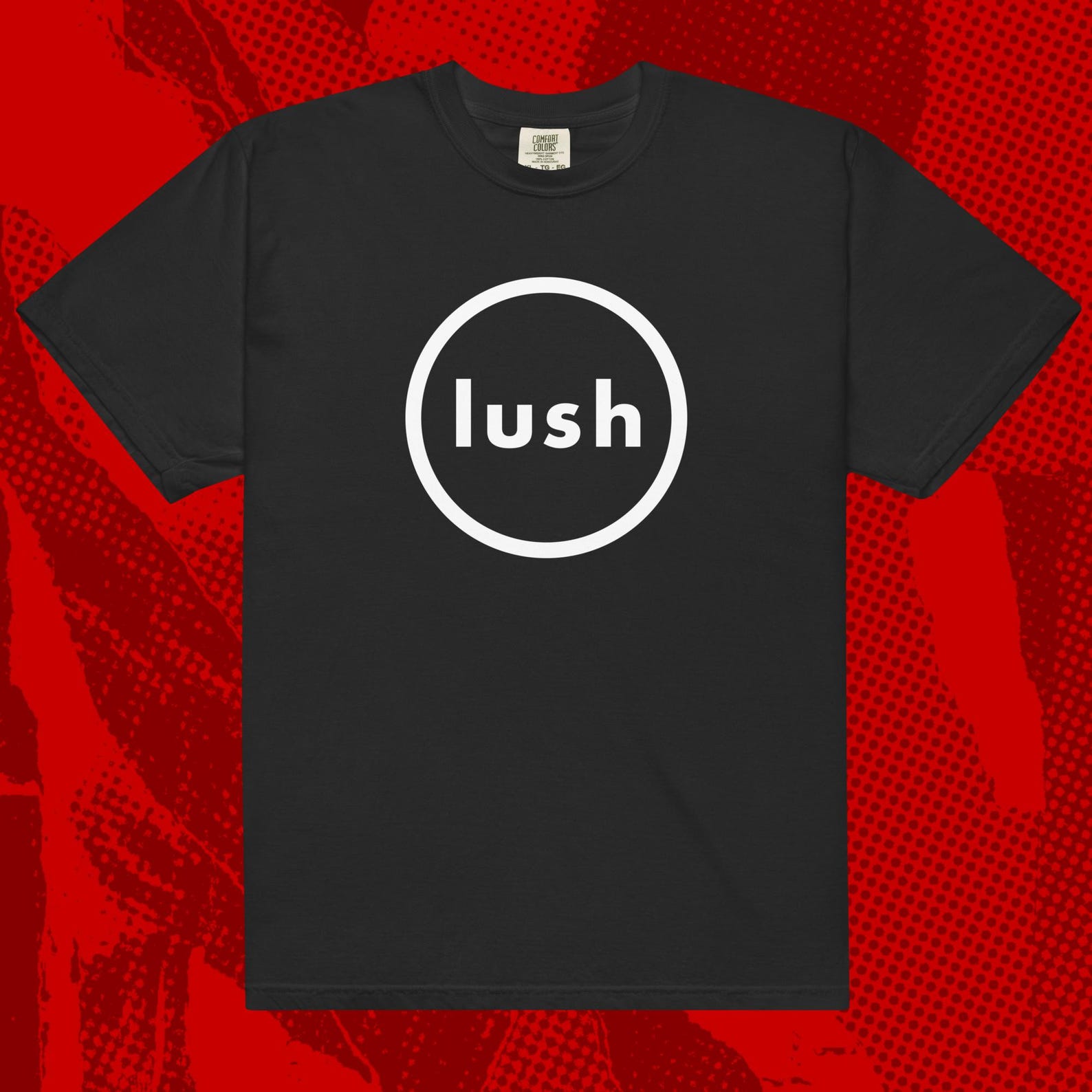 Lush Logo T-Shirt | Shoegaze Slowdive Cocteau Twins Brit Pop Indie Rock 3XL