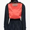 Longchamp Le Pliage Original Struktur Logo Verstellbarer Breiter Schultergurt Recycelte Polyamidfaser Tragetasche Rucksack Damenrucksack Tomatenrot 10284089P94