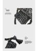 2024 French Waxed Leather Tassel Crossbody Bag - Autumn/Winter Collection