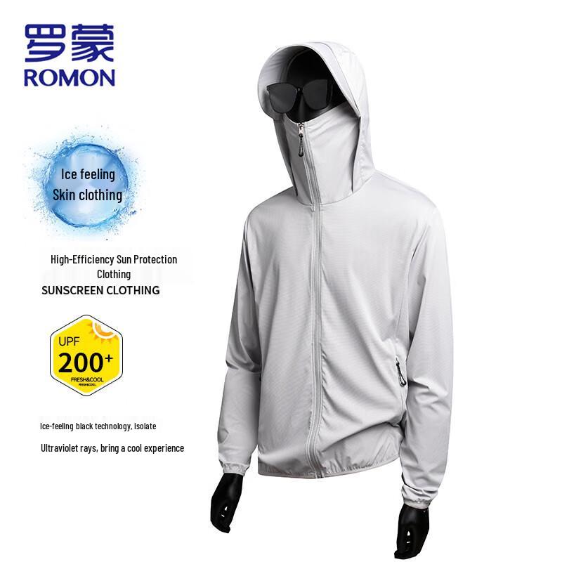 ROMON Men s UPF200+ Hooded Sun Protection Jacket M