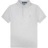 Polo Custom Slim Fit Solid Color Polo Shirt With Small Pony Embroidery Men Tops Andover-Heather-Gray MNPOKNI1N820332-020