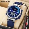 Sanda Youth Luminous Multi-Functional Waterproof Wristwatch