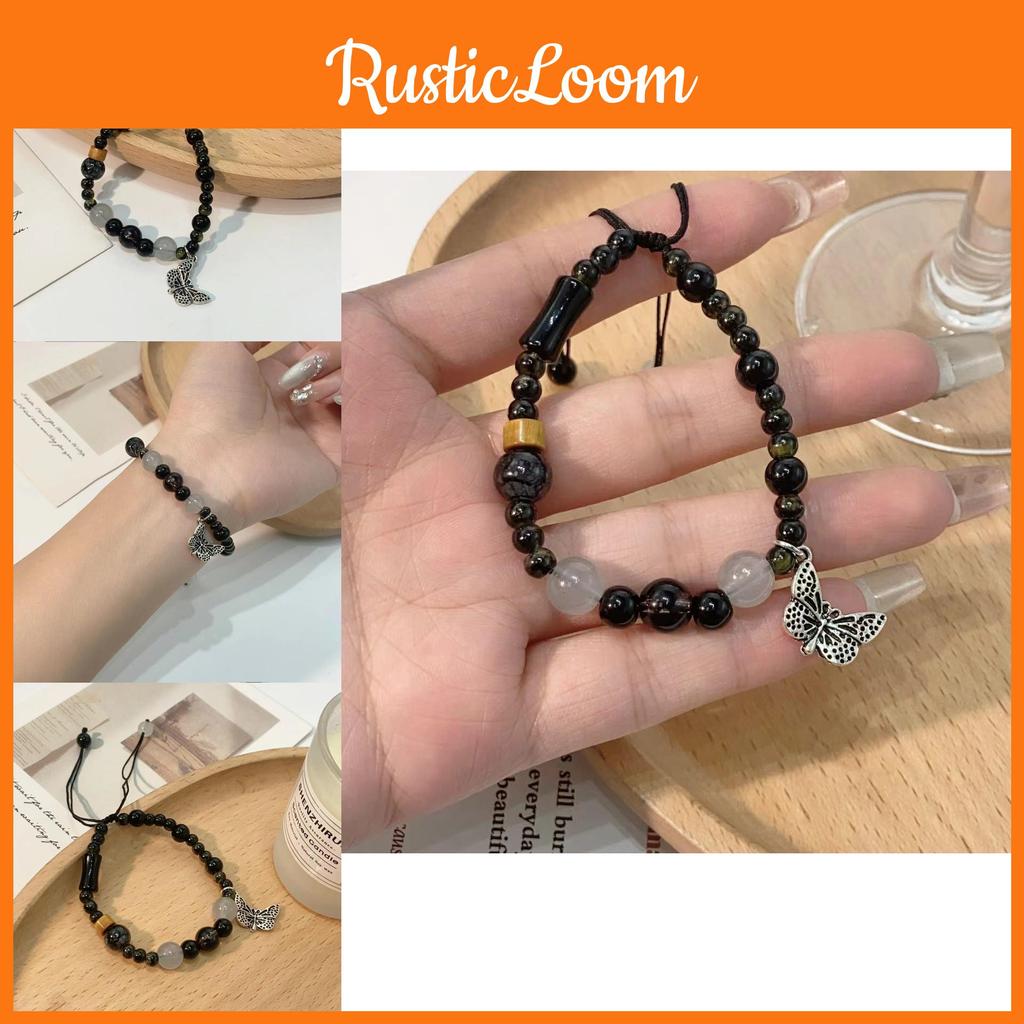 Stylish Butterfly Bracelet Womens Geometric Alloy Jewelry Modern Cold Style 2024 Spring