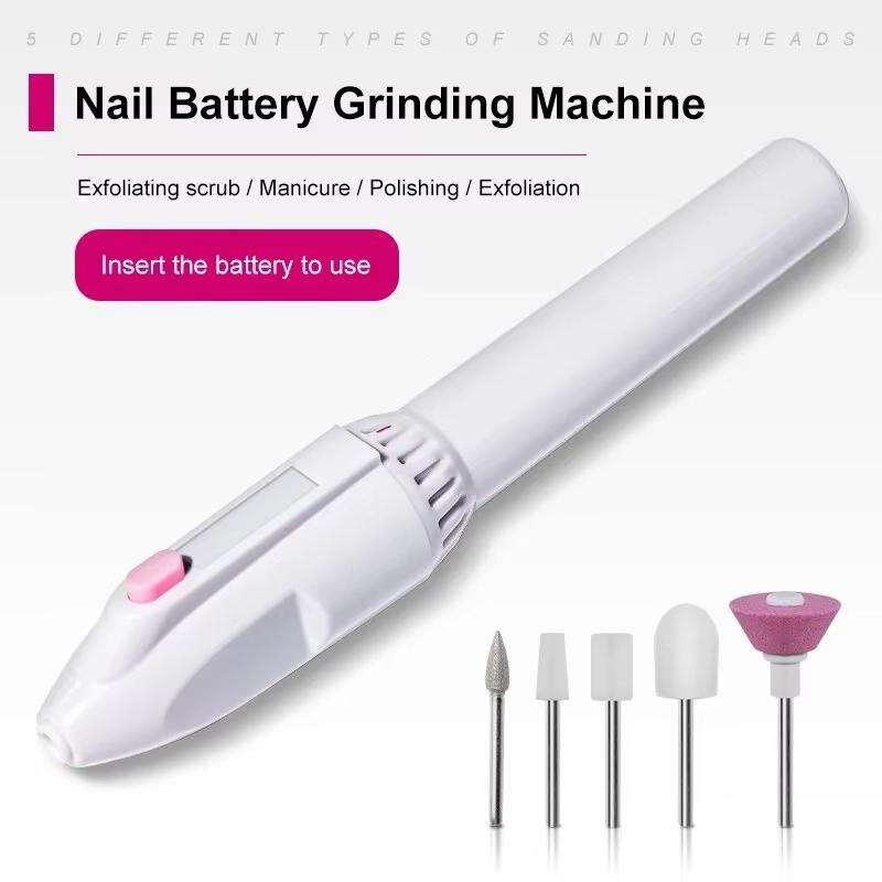MINI Electric Nail Drill Kit Nail Polisher Manicure Pedicure Grinding Polishing Nail Art Sanding File Pen Tools Machine