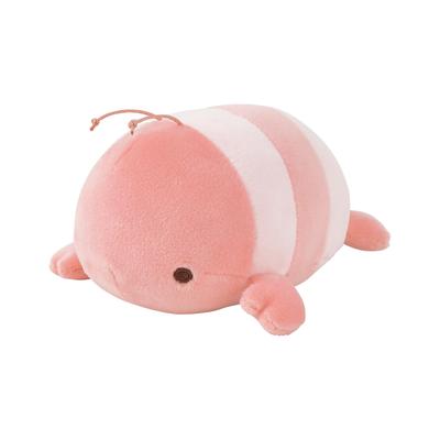 Livheart Mascot Marshmallow Aquamie Shrimp 8cm Fluffy Plush Toy (approx. Long) 28212-24