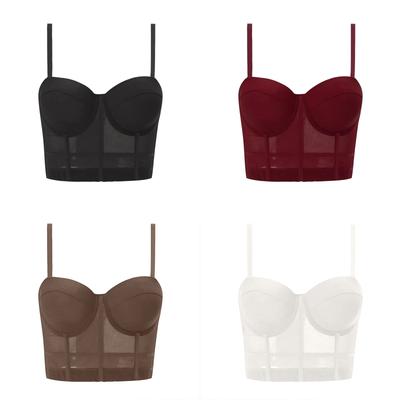 Small Camisole For Women For Summer Outdoor Wear, Beautiful Back Bra, Integrated Underwear With Chest Pads, And A Fishbone Top For Bottoming