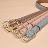 Women's Belt, Genuine Leather Belt, Simple and Thin Belt, Genuine Cowhide, Korean Versatile Women's Belt