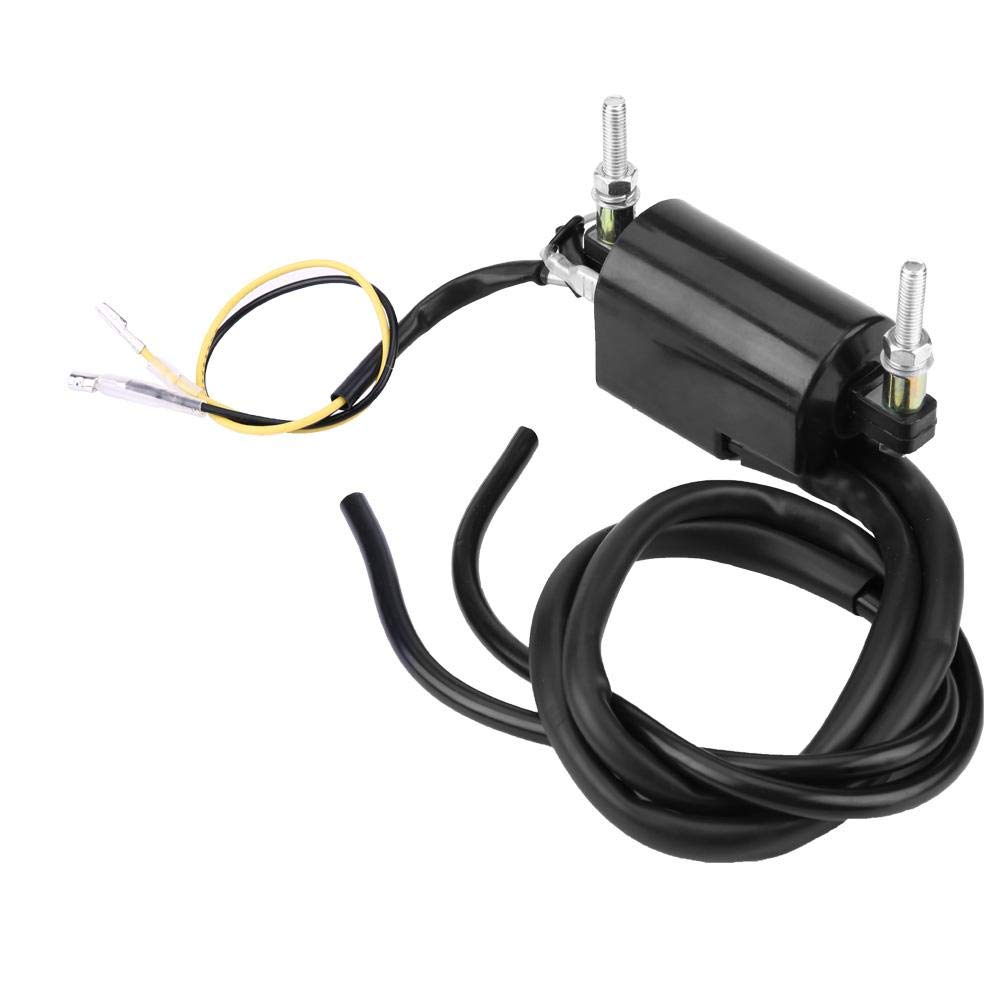 Ignition Coil Dual-Qiilu Plastic Ignition Coil Dual Wire Output Honda CB160 CB350 CB400 CB650 CB1000 KAWASAKI YFM350