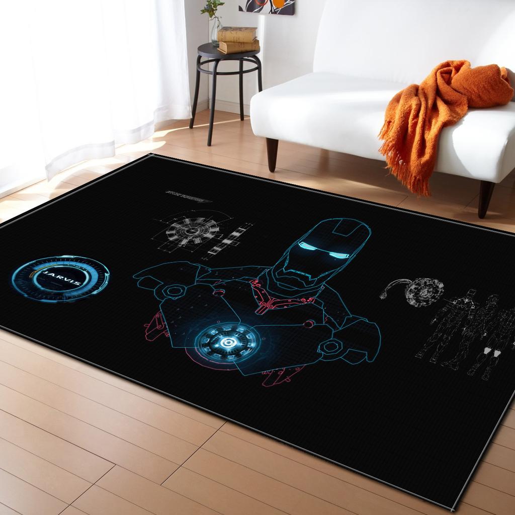 Creative Living Room Carpet Bedroom Dining Room Floor Mat Pattern Size