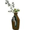 Abstract Figure Relief Resin Vase,Art Hollow Flower Vase,Home Tabletop Decor Ornament