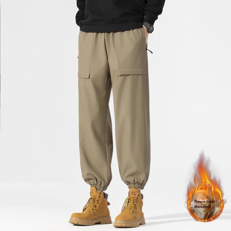 Cozy Up Plus Velvet Waterproof Pants, Overalls, Feet, Casual Warm Assault Pants
