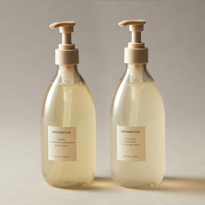 Duschgel 500ml (Wählen Sie einen von zwei Typen: Seren/Rosmarin All-in-One)