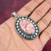 Rhodochrosite Jewelry, 925 Solid Sterling Silver Pendant, Handmade Gemstone Jewelry Pendant, For Memorial Day