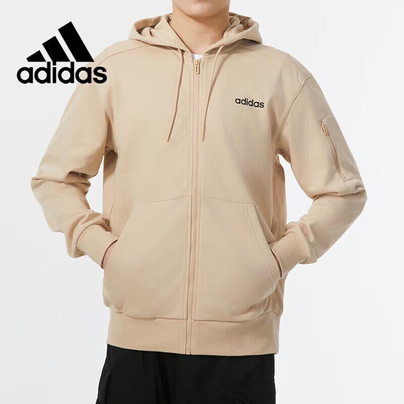 Adidas Men s Sport Casual Cotton Blend Hooded Jacket XL