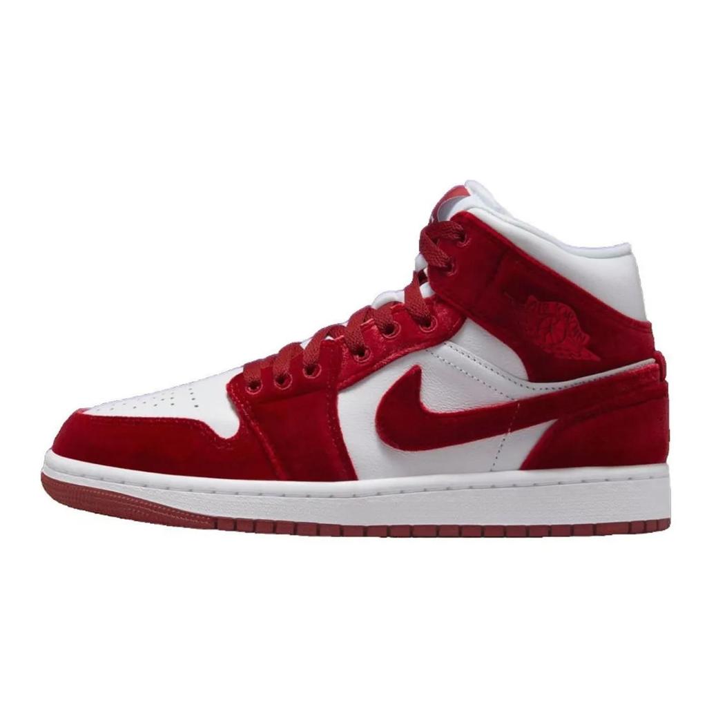 Jordan Air Jordan 1 Walking Planet, Zwei fröhliche Mid-Top Vintage Basketballschuhe Damen Schwarz Weiß Gold FZ3334-100(Team1492-)