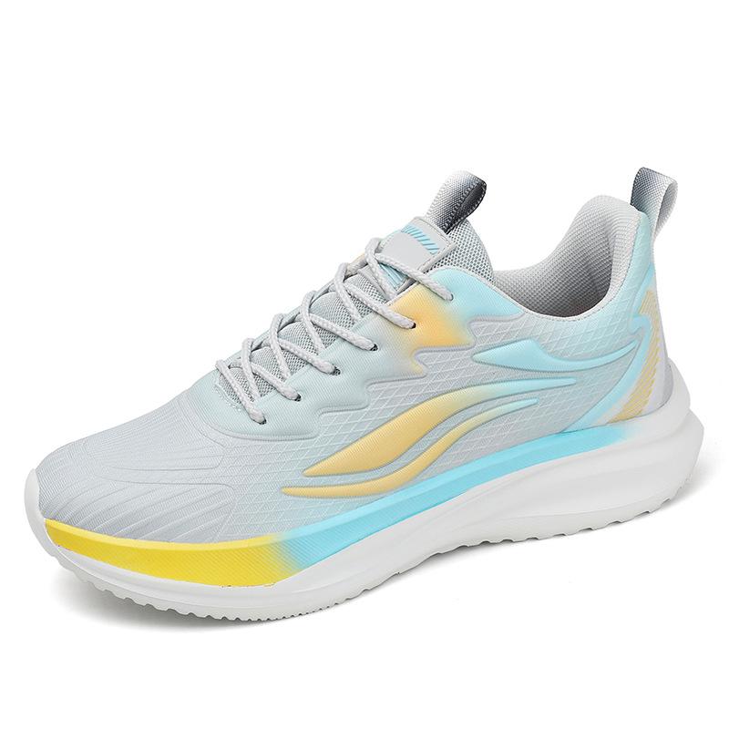 Foreign trade large size 48 sports shoes new red rabbit running shoes shock-absorbing mesh breathable racing sports trendy shoes men