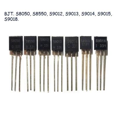 100PCS Bipolar Junction Transistor BJT S8050 S8550 S9012 S9013 S9014 S9015 S9018 Transistors TO92 NPN PNP General Purpose