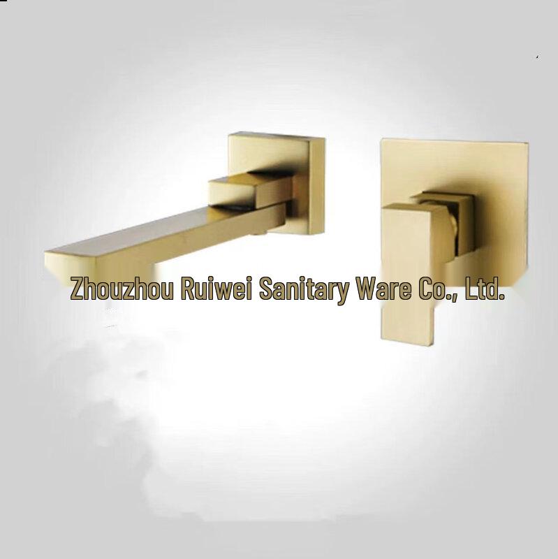Wall-Mounted Hot and Cold Basin Faucet