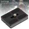 Quick Release Plate Aluminum Alloy 38mm Slot Standard 1/4in Thread Camera Tripod Quick Release Plate for Camera Stabilizer