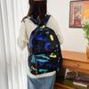 Schultasche Lässige Graffiti-Schultasche Neue koreanische Version für Herren ins Style vielseitiger Rucksack für Grundschüler Mittelschüler Harajuku