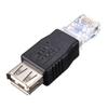 4pc RJ45 Male to USB AF A Female Adapter Socket LAN Network Ethernet Router Plug