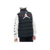Jordan Solid Color Stand Collar Sleeveless Vest Kids Vests Black JD2342004GS-003