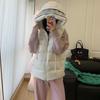 New Annual Popular Letter Hooded Vest Down Jacket Winter Couple Puff Thickened Coat