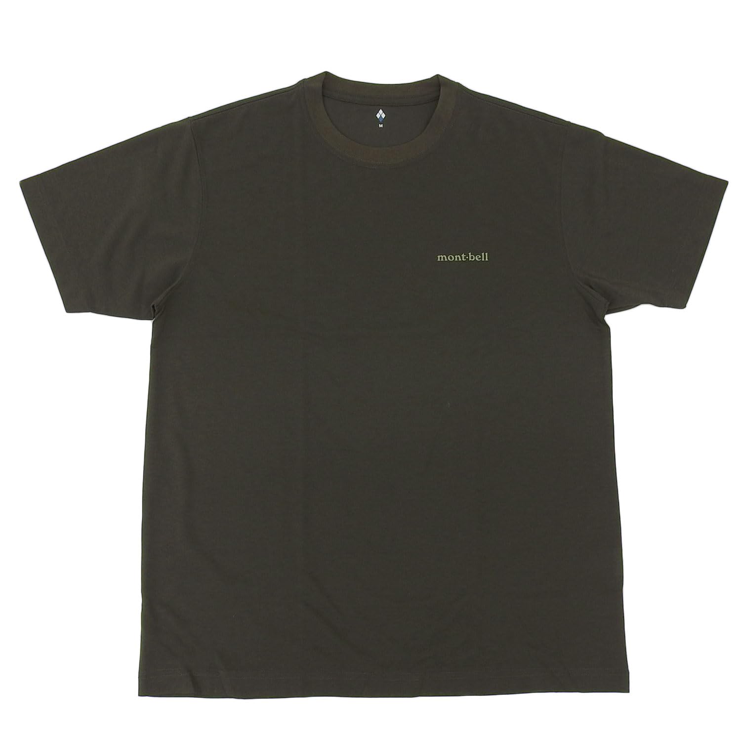 montbell wickron men s short sleeve t-shirt dark green xl