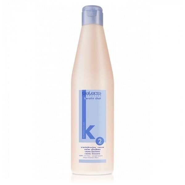 Crème capillaire lissante Keratin Shot Salerm (500 ml)
