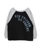 SOMSOC Milli Artwork Raglan Top_Black