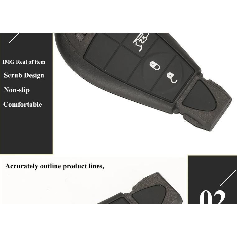 Jingyuqin Fobik GQ4-53T Afstandsbediening Autosleutel 433MHz PCF7961M 4A Chip voor Jeep Cherokee Sport KL 2014 2015 2016 2017 2018 2019 Fob