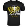 California Surf Respect The Wave T-Shirt - Vintage Surfer Beach