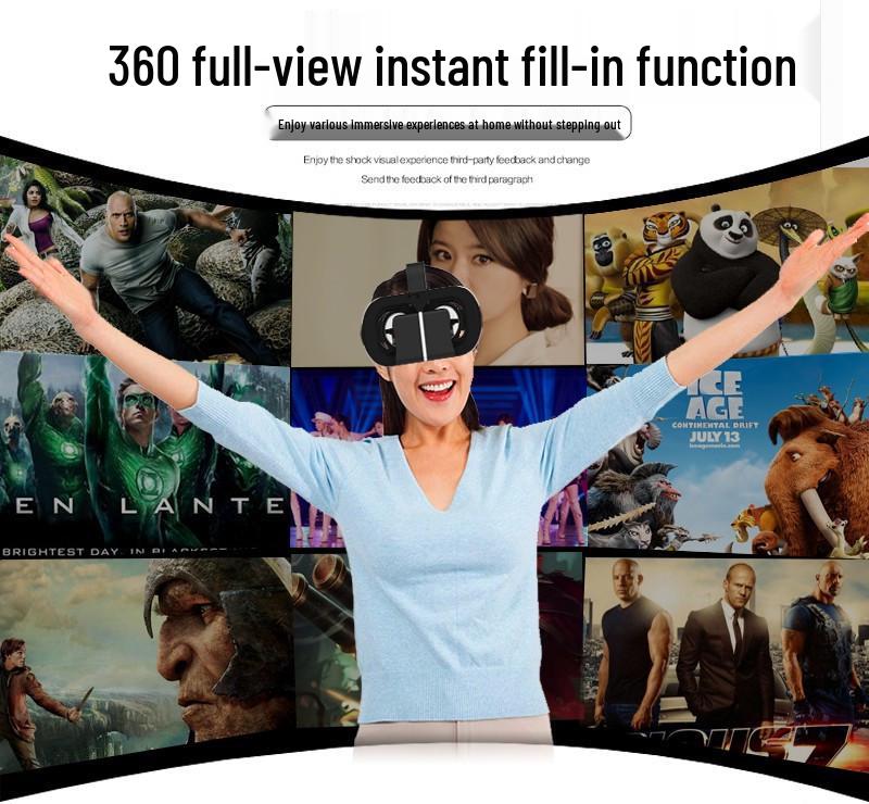 VRPARK 3D VR Headset for Mobile Gaming with Virtual Reality Glasses