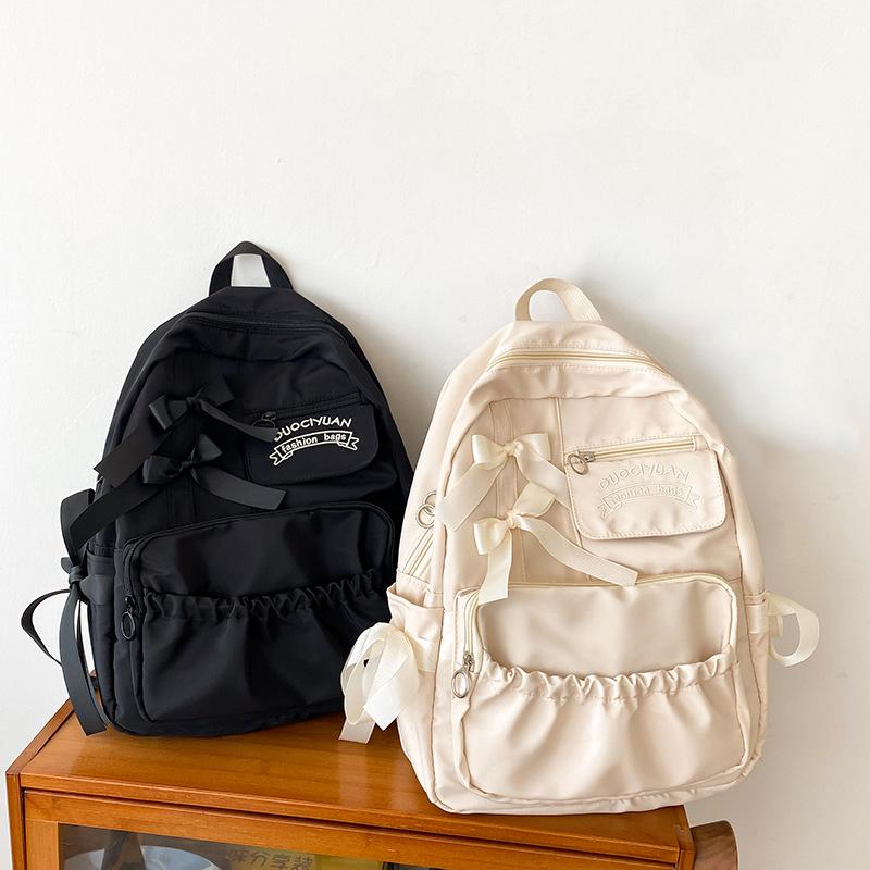 Fashi Backpack Nyl Women Backpack Anti-theft Shoulder Bags New School Bag for Teenager Girls School Backapck Female
