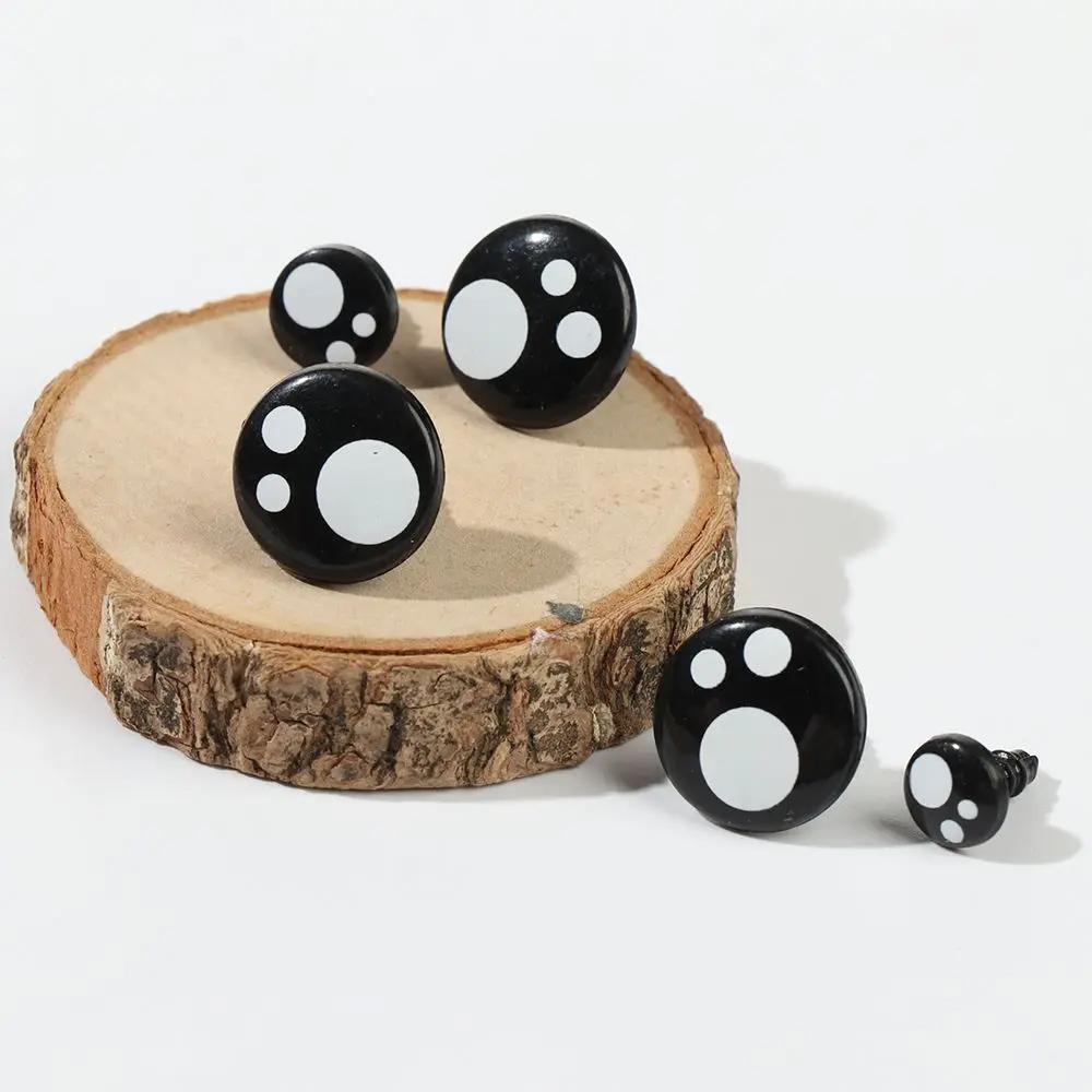 100 Pcs 8/12/14Mm Kawaii Doll Eyes Cartoon Safety Eyes Nose Toy Teddy Bear Stuffed Toys Diy Snap Animal Puppet Doll Accessories