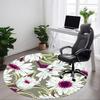 1 Stück runder Teppich mit Blumenmuster für das Büro, rutschfest, weich und langlebig, Büroteppich zur Innendekoration, perfekt für das Büro, schöne Dekoration yy2603230