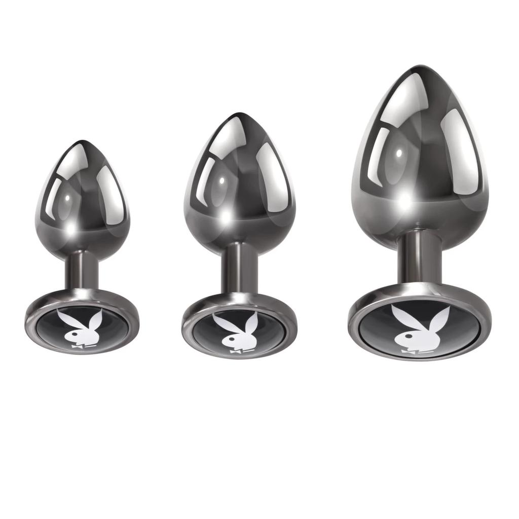 Playboy Pleasure - Set of 3 Pleasure anal plugs - 3 pieces